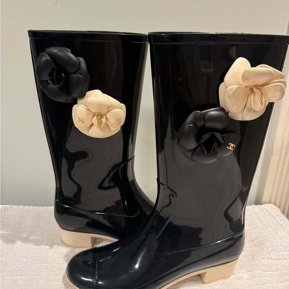 Chanel Rain Boots - Picture 2 of 3